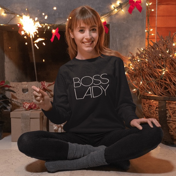 🆕 Boss Lady Crew Sweatshirt - Picture 3 of 3
